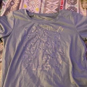 blue hey girl shirt